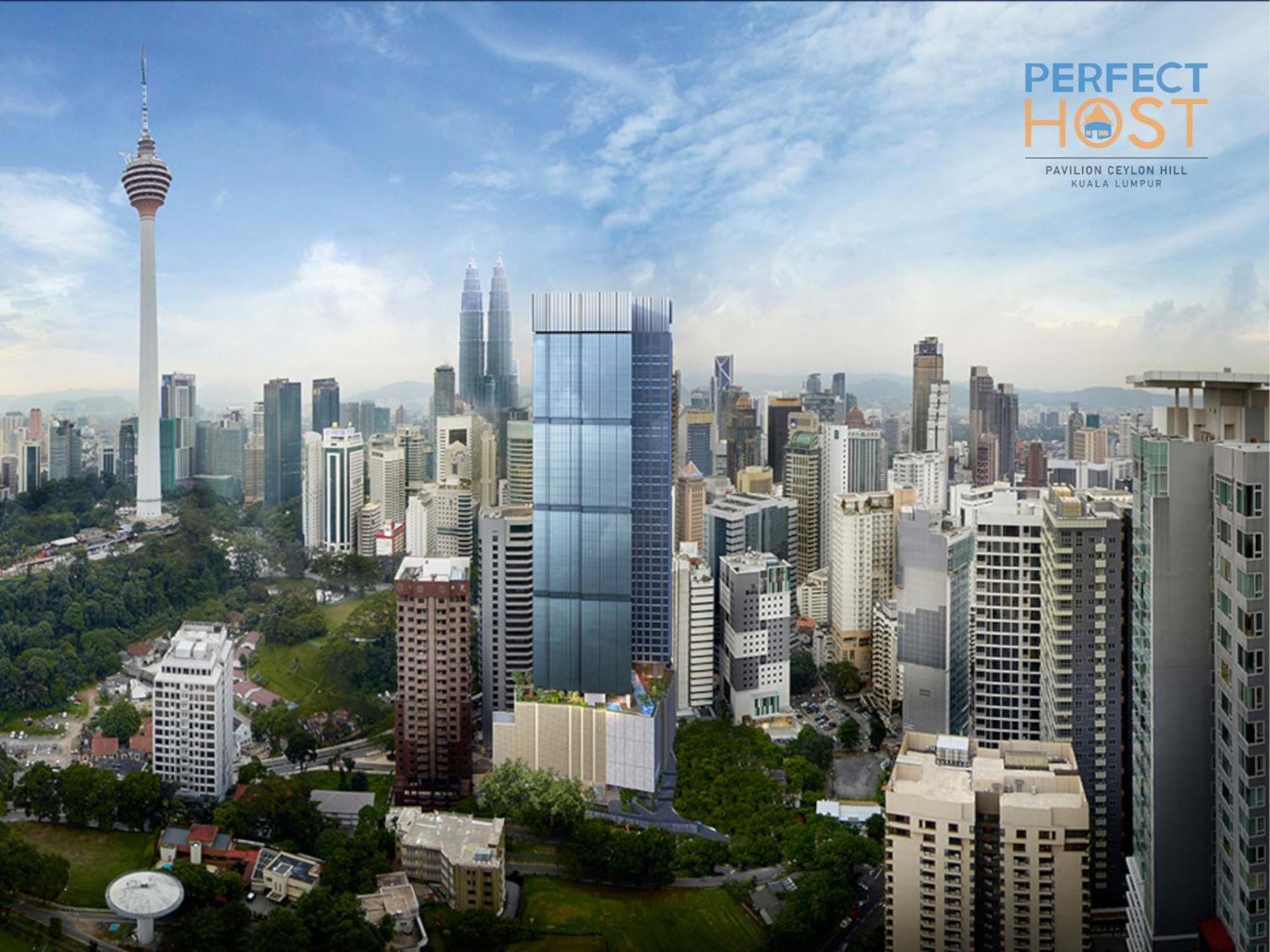 Pavilion Ceylon Hill Suites, Bukit Bintang By Perfect Host Kuala Lumpur Exterior foto The proposed tower