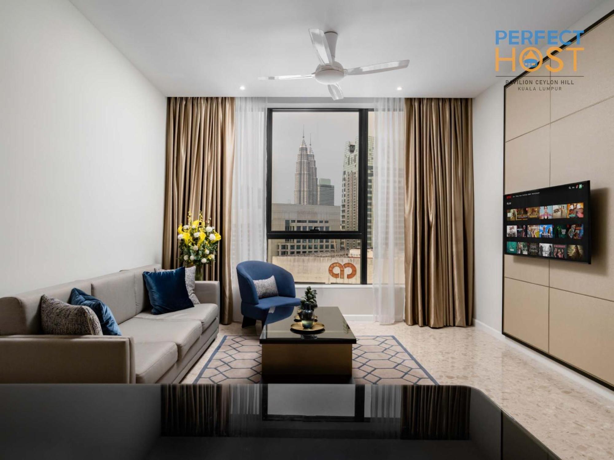 Pavilion Ceylon Hill Suites, Bukit Bintang By Perfect Host Kuala Lumpur Exterior foto 3D Interior Rendering