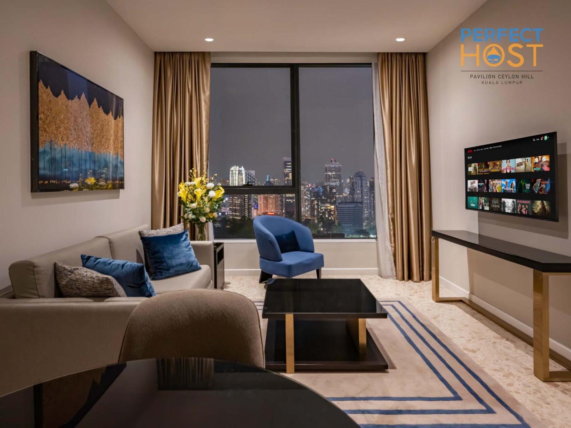 Pavilion Ceylon Hill Suites, Bukit Bintang By Perfect Host Kuala Lumpur Exterior foto Living room